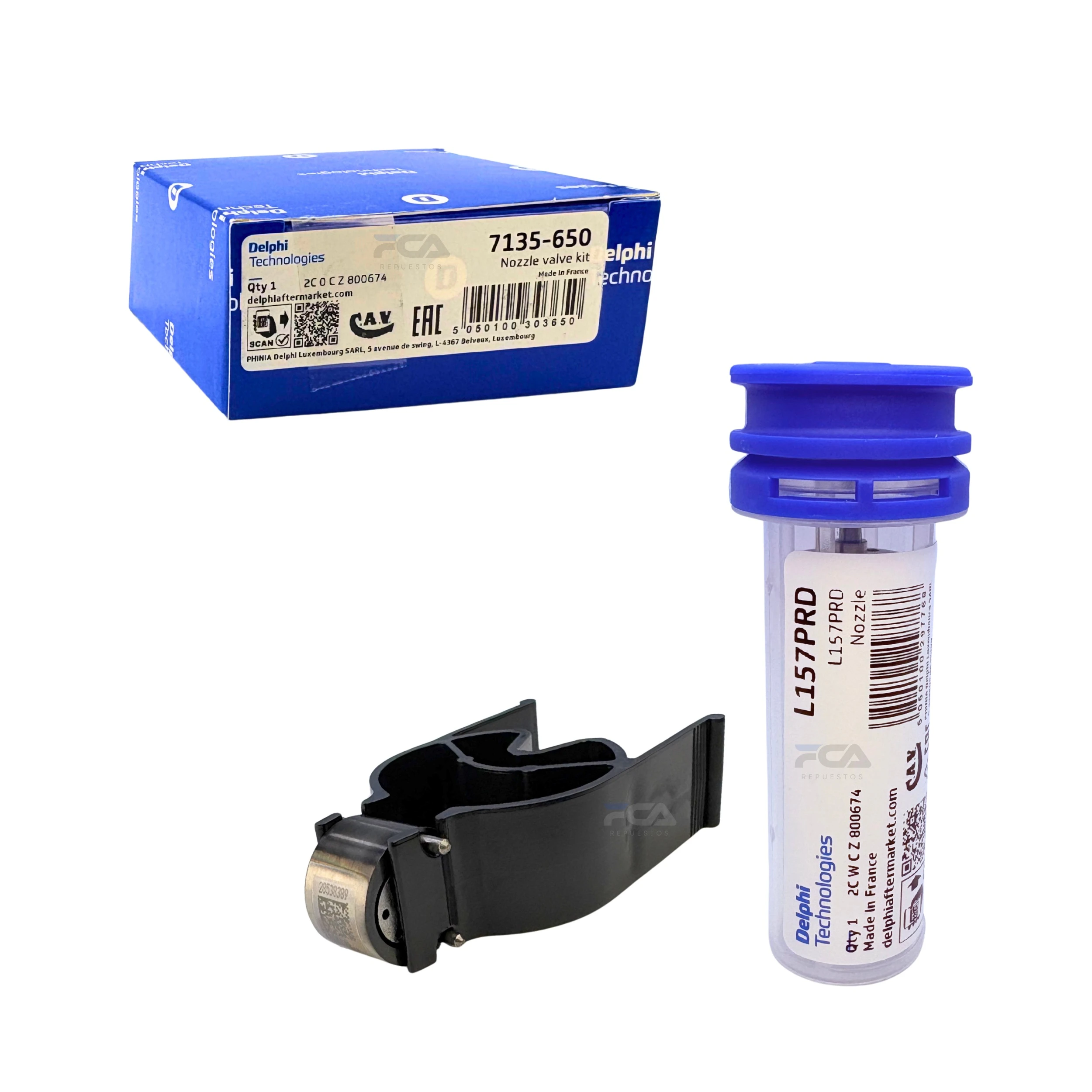 KIT DE TOBERA L157PRD Y CVA EU3 > R04701D - DELPHI 3 KIT DE TOBERA L157PRD Y CVA EU3 > R04701D - DELPHI