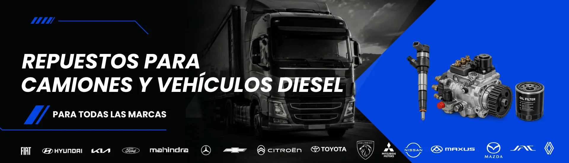 Banner Repuesto Para Camiones Diesel desktop