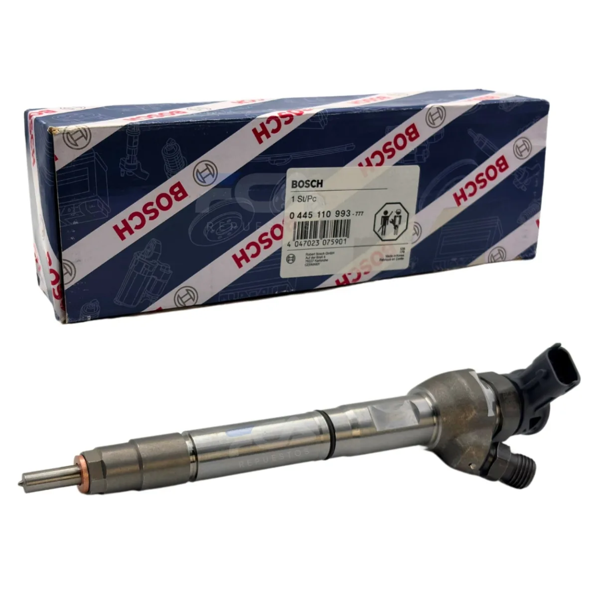INYECTOR CR HYUNDAI PORTER HR KIA FRONTIER 2.5L D4CB EURO 6 ADBLUE | BOSCH 0445110993, 33800-4A200 3 Inyector Bosch 0445110993 33800-4A200 Hyundai Porter HR Kia Frontier 2.5 D4CB Euro 6 AdBlue